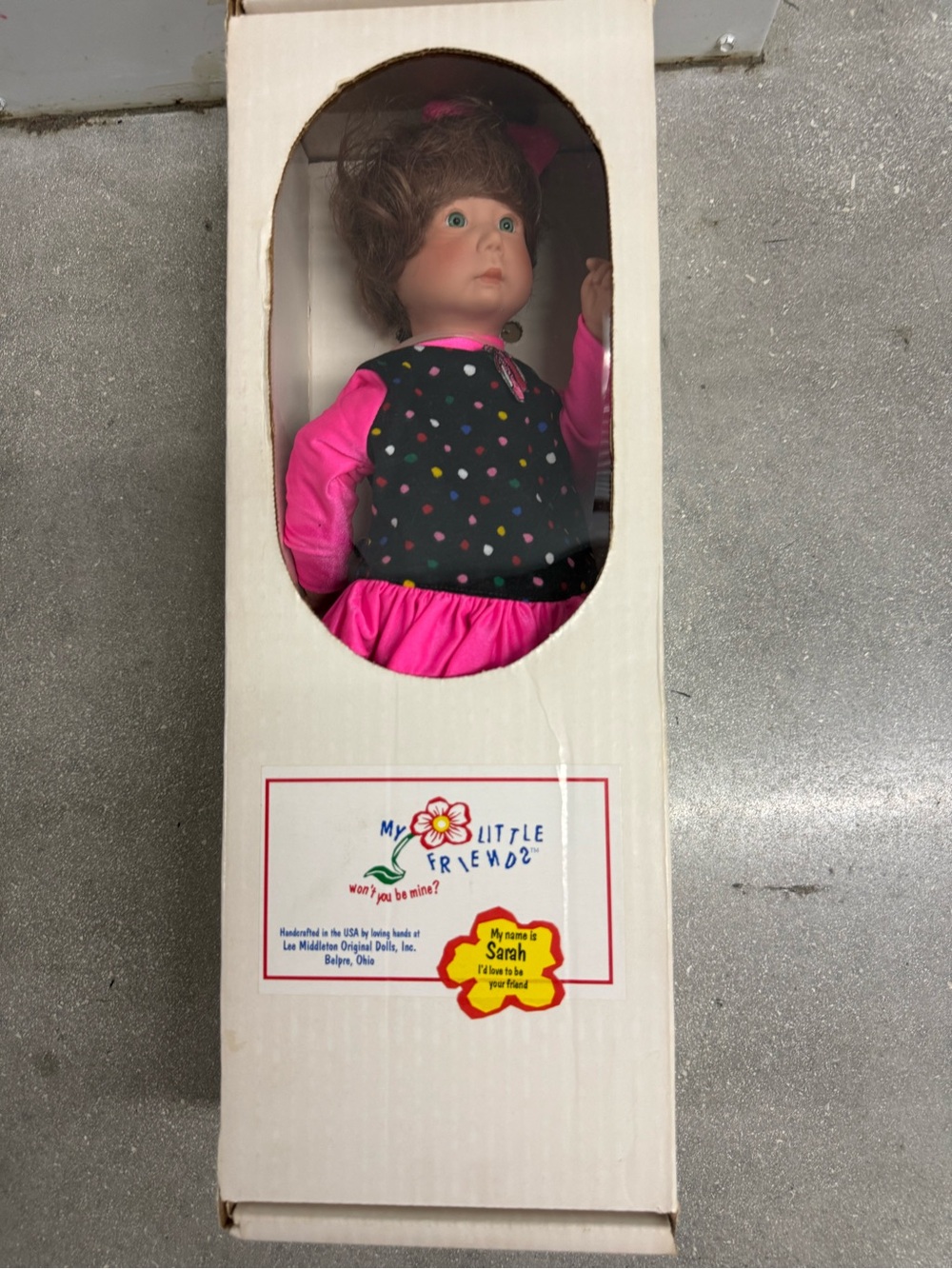 Lee Middleton 13” Doll My Little Friends Sarah Ballerina Vintage Rar